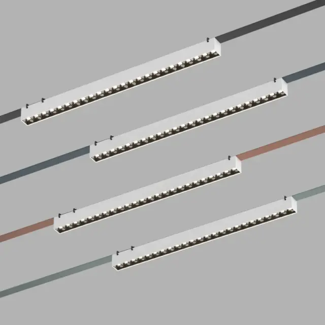 Трековый светильник Denkirs DK5572-WB BELTY GRILL | БЕЛТИ ГРИЛЬ — белый, ракурс 3