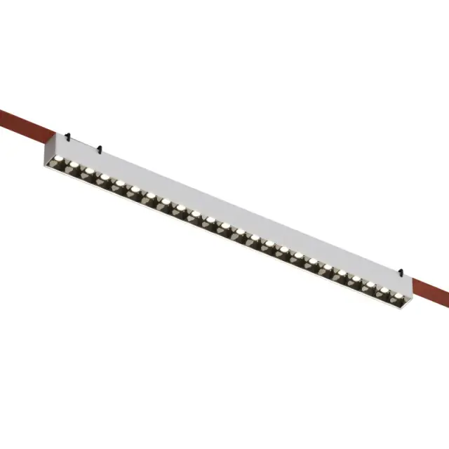 Трековый светильник Denkirs DK5572-WB BELTY GRILL | БЕЛТИ ГРИЛЬ — белый, ракурс 4