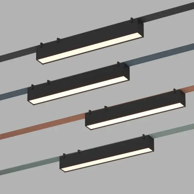 Трековый светильник Denkirs DK5574-BK BELTY LINEAR | БЕЛТИ ЛИНЕАР — черный, ракурс 3