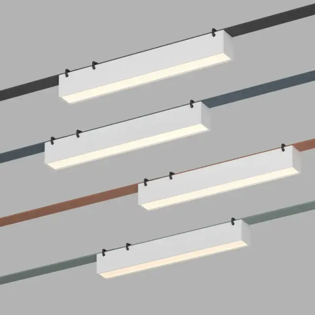 Трековый светильник Denkirs DK5574-WH BELTY LINEAR | БЕЛТИ ЛИНЕАР — белый, ракурс 3