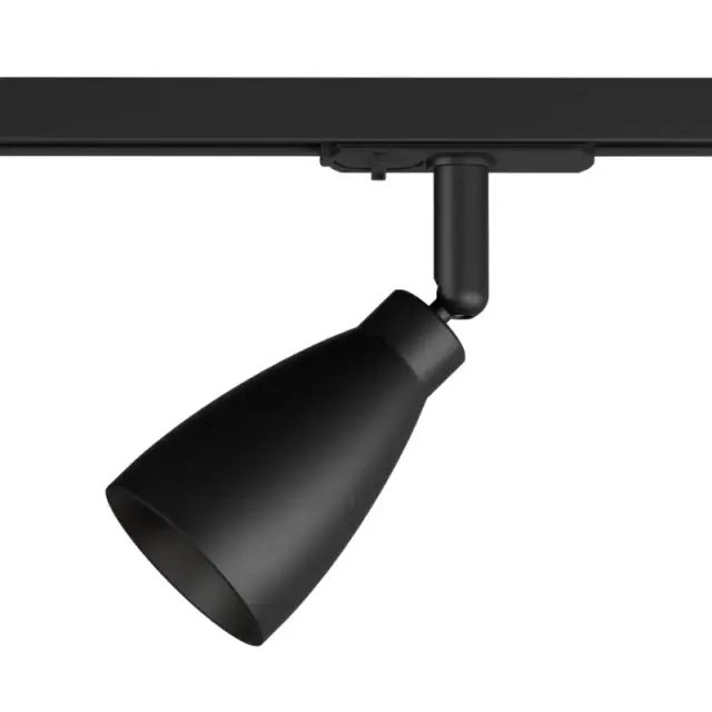 Трековый светильник Denkirs DK6050-BK BELL | БЕЛЛ — черный, ракурс 2