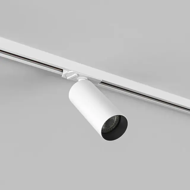Трековый светильник Denkirs DK6060-BW+WH SCOPE | СКОУП — белый, ракурс 2