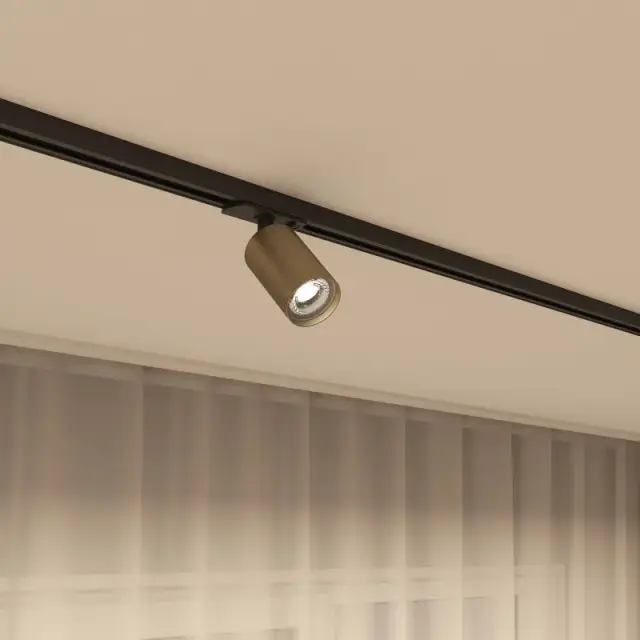 Трековый светильник Denkirs DK6201-BG SOLID TUBE | СОЛИД ТЬЮБ — черный, ракурс 6