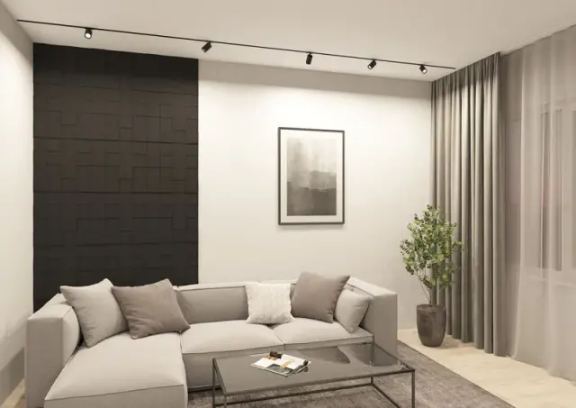 Трековый светильник Denkirs DK6201-BK SOLID TUBE | СОЛИД ТЬЮБ — черный, ракурс 5