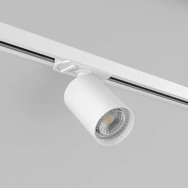 Трековый светильник Denkirs DK6201-WH SOLID TUBE | СОЛИД ТЬЮБ — белый, ракурс 2