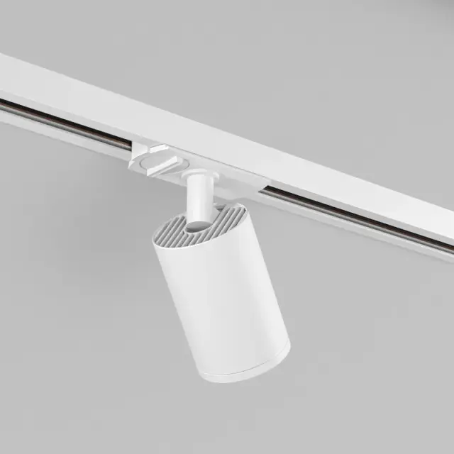 Трековый светильник Denkirs DK6201-WH SOLID TUBE | СОЛИД ТЬЮБ — белый, ракурс 3