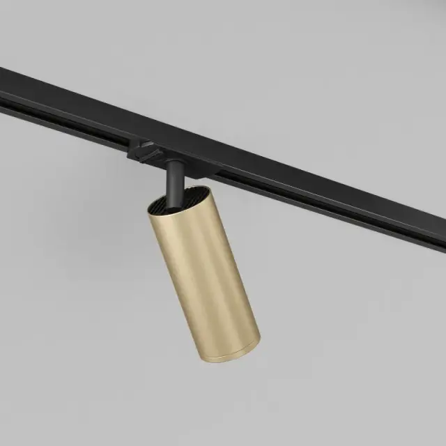 Трековый светильник Denkirs DK6202-BG SOLID TUBE | СОЛИД ТЬЮБ — черный, ракурс 3