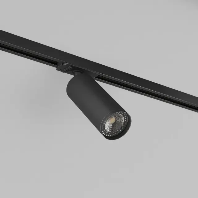 Трековый светильник Denkirs DK6202-BK SOLID TUBE | СОЛИД ТЬЮБ — черный, ракурс 2