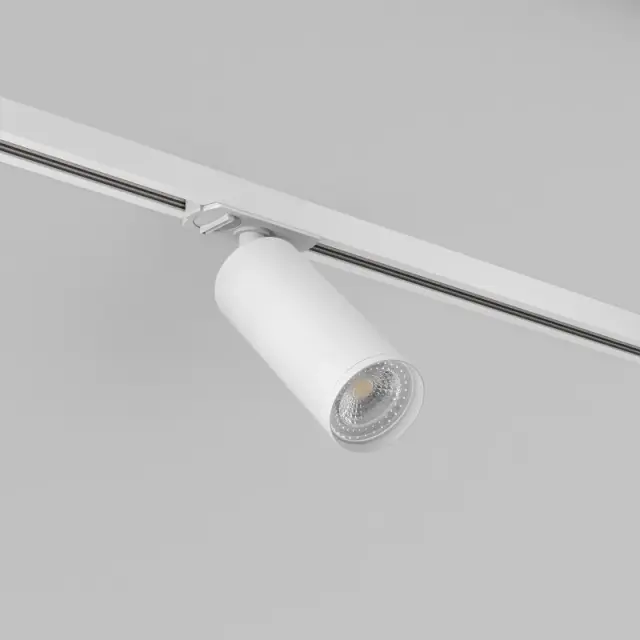 Трековый светильник Denkirs DK6202-WH SOLID TUBE | СОЛИД ТЬЮБ — белый, ракурс 2