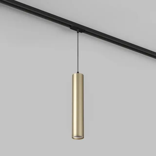 Трековый светильник Denkirs DK6210-BG SOLID TUBE | СОЛИД ТЬЮБ — черный, ракурс 2