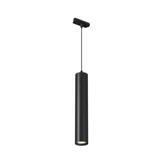 Трековый светильник Denkirs DK6210-BK SOLID TUBE | СОЛИД ТЬЮБ — черный, ракурс 3