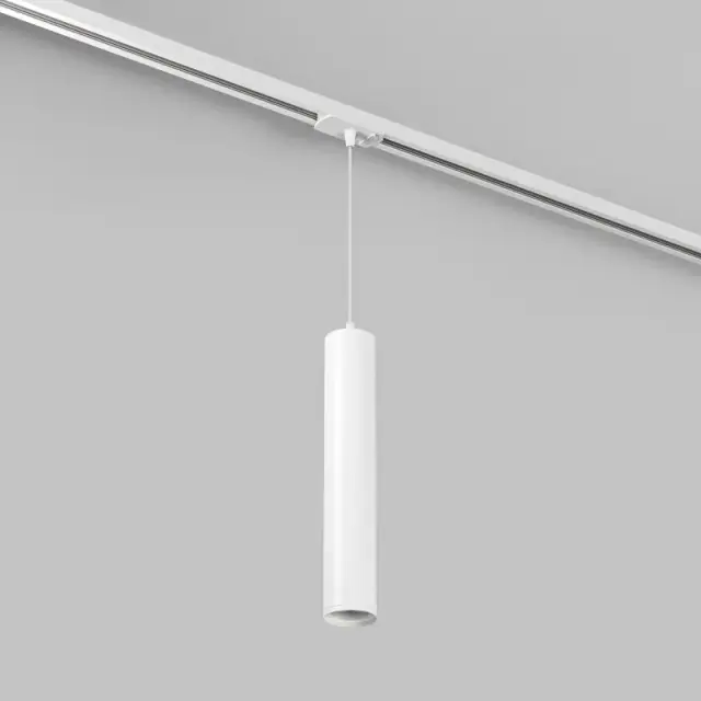 Трековый светильник Denkirs DK6210-WH SOLID TUBE | СОЛИД ТЬЮБ — белый, ракурс 2