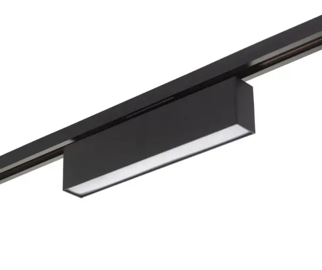 Трековый светильник Denkirs DK6430-BK SOLID HALS | СОЛИД ХАЛС — черный, ракурс 2