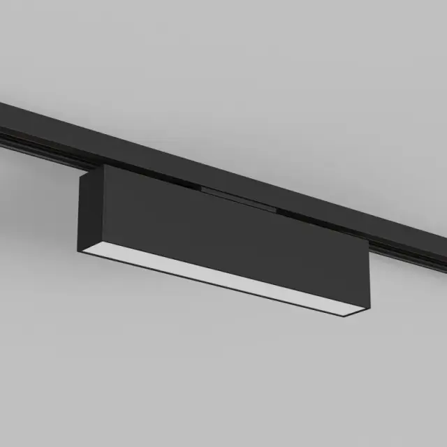 Трековый светильник Denkirs DK6440-BK SOLID HALS | СОЛИД ХАЛС — черный, ракурс 2