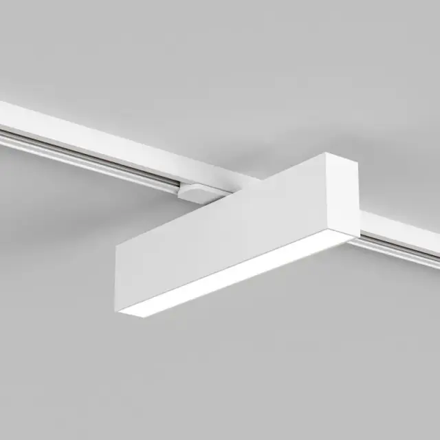 Трековый светильник Denkirs DK6440-WH SOLID HALS | СОЛИД ХАЛС — белый, ракурс 3
