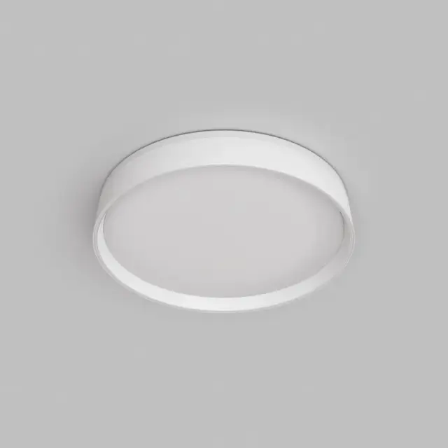 Светильник Denkirs DK6510-WH PLATO | ПЛАТО — белый, ракурс 2