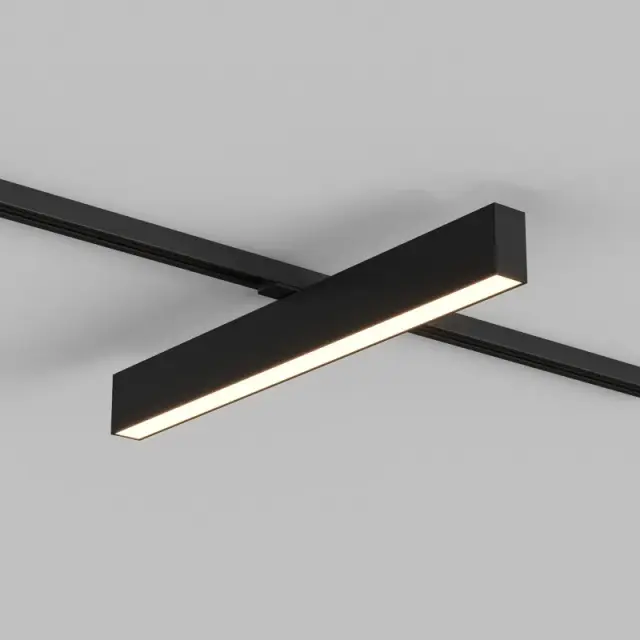 Трековый светильник Denkirs DK6630-BK SOLID HALS | СОЛИД ХАЛС — черный, ракурс 3