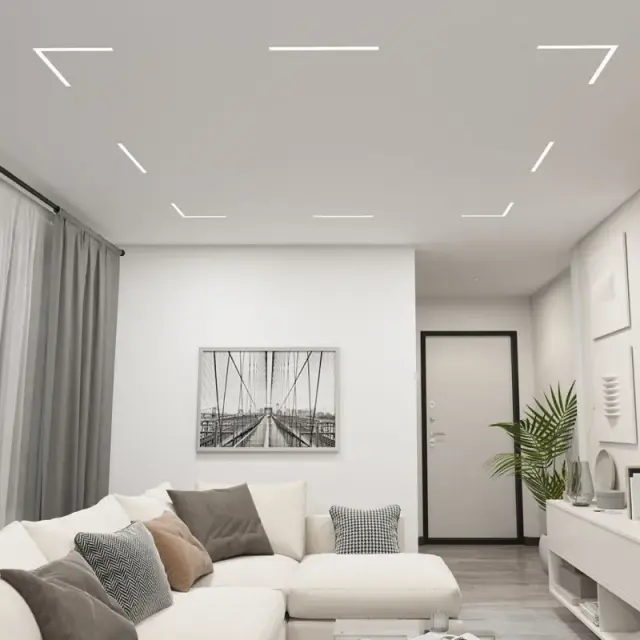 Трековый светильник Denkirs DK8004-WH SMART LINEAR | СМАРТ ЛИНЕАР — белый, ракурс 8
