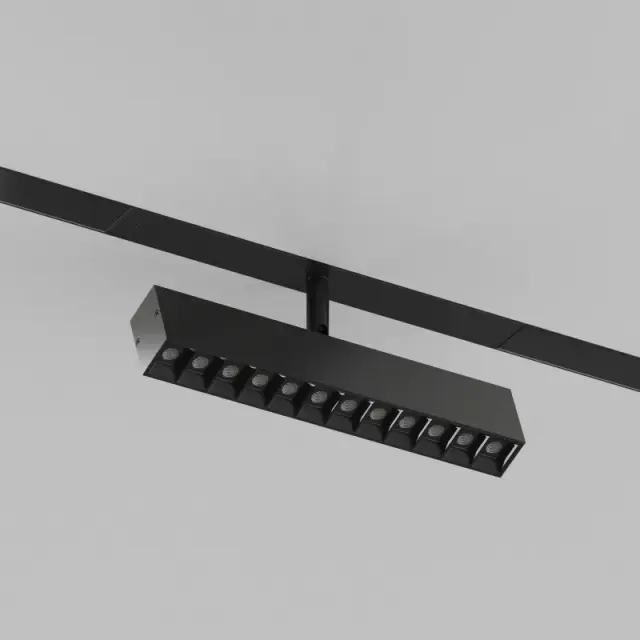Трековый светильник Denkirs DK8006-BK SMART GRILL | СМАРТ ГРИЛЬ — черный, ракурс 3
