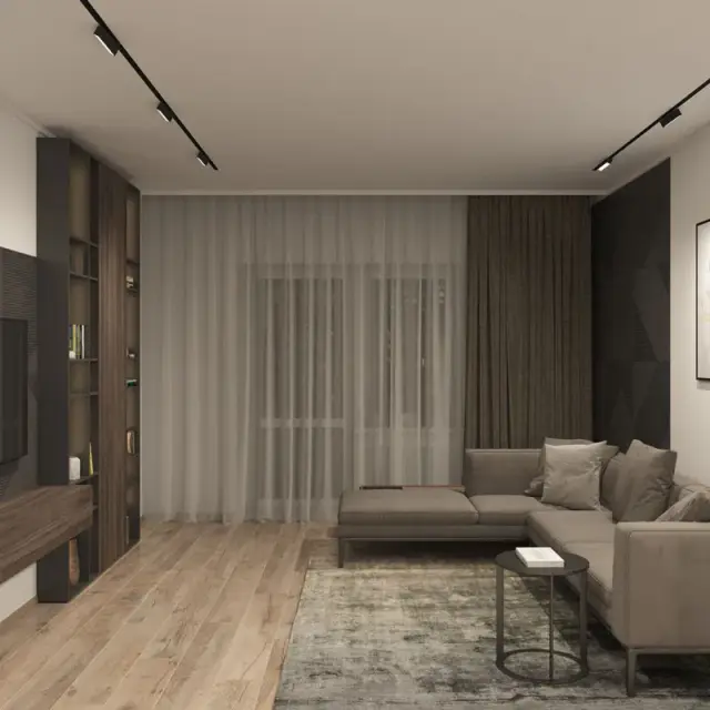 Трековый светильник Denkirs DK8009-BK SMART LINEAR | СМАРТ ЛИНЕАР — черный, ракурс 5