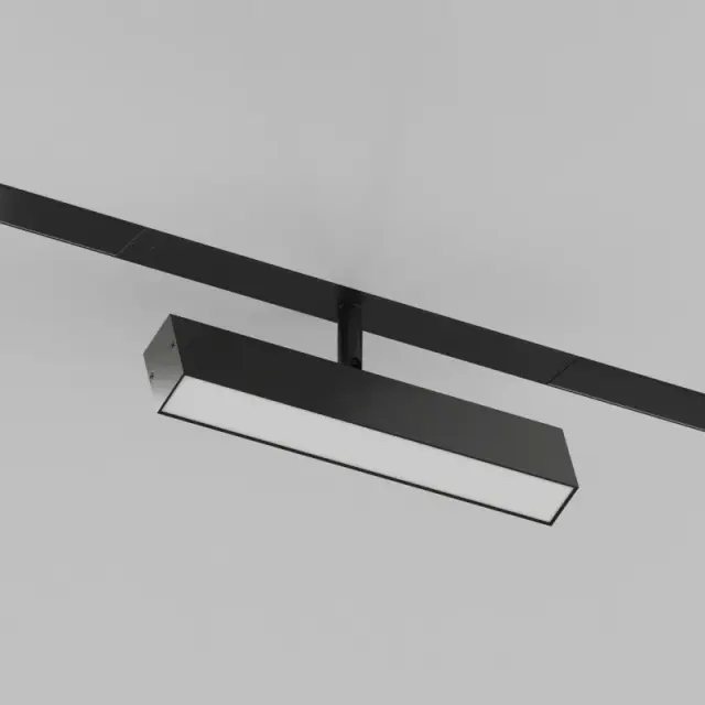 Трековый светильник Denkirs DK8009-BK SMART LINEAR | СМАРТ ЛИНЕАР — черный, ракурс 7