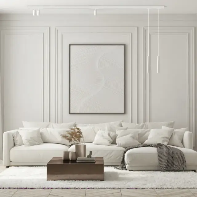 Трековый светильник Denkirs DK8010-WH SMART SPOT | СМАРТ СПОТ — белый, ракурс 3