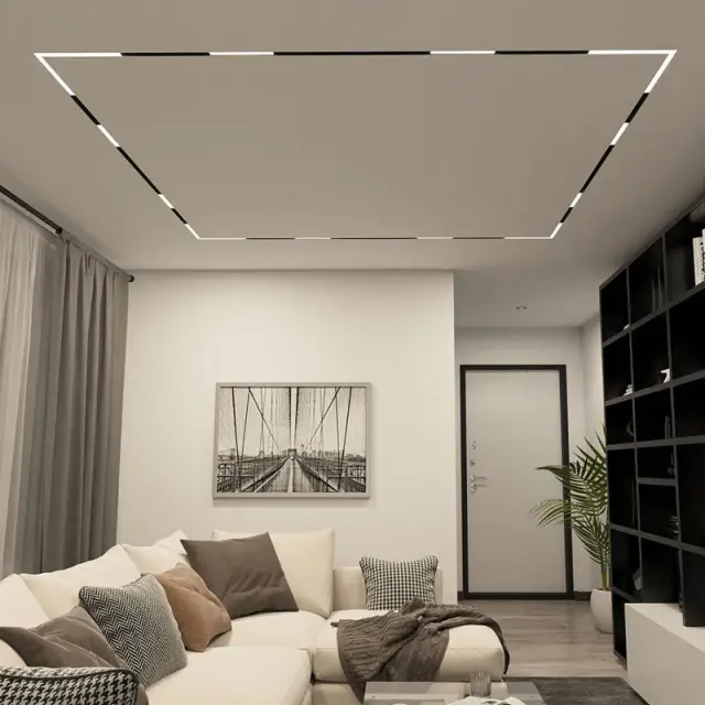 Трековый светильник Denkirs DK8014-BK SMART LINEAR | СМАРТ ЛИНЕАР — черный, ракурс 6