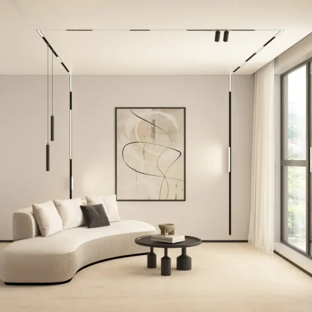 Трековый светильник Denkirs DK8018-BK SMART LINEAR | СМАРТ ЛИНЕАР — черный, ракурс 7