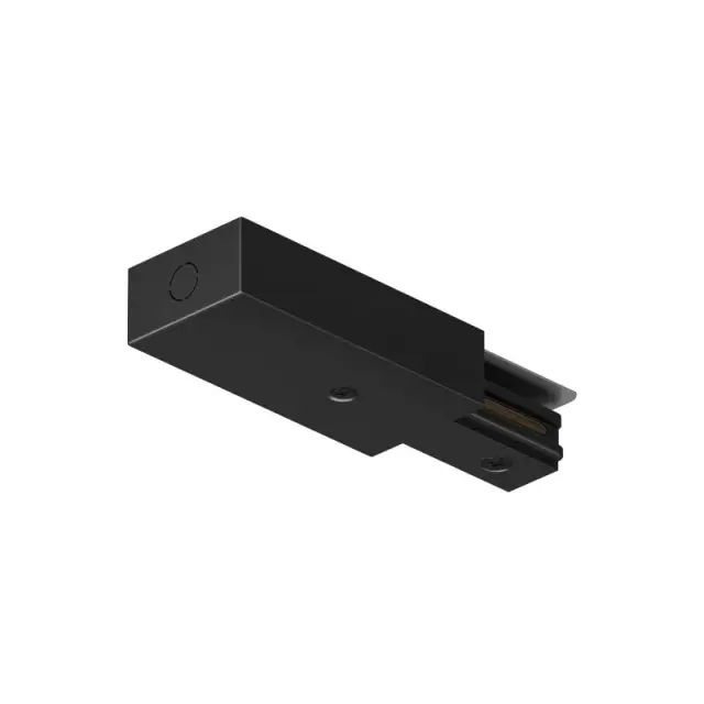 Подвод питания для однофазного шинопровода Denkirs TR1100-BK DK TRACK BLACK (SOLID BASE) | DK ТРЕК ЧЕРНЫЙ (СОЛИД БЕЙС), ракурс 3
