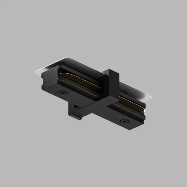 Соединитель для однофазного шинопровода Denkirs TR1101-BK DK TRACK BLACK (SOLID BASE) | DK ТРЕК ЧЕРНЫЙ (СОЛИД БЕЙС)