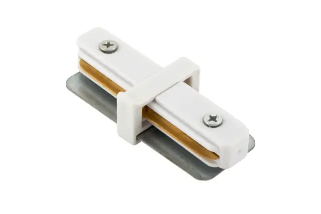 Соединитель для однофазного шинопровода Denkirs TR1101-WH DK TRACK WHITE (SOLID BASE) | DK ТРЕК БЕЛЫЙ (СОЛИД БЕЙС)