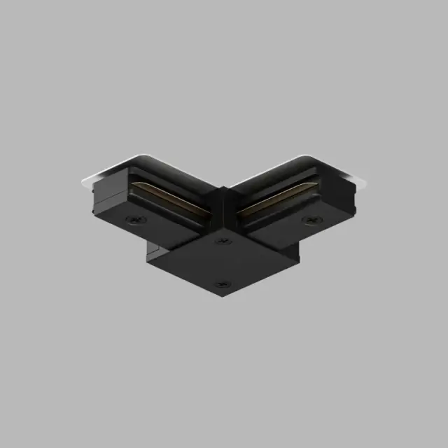 Соединитель для однофазного шинопровода Denkirs TR1102-BK DK TRACK BLACK (SOLID BASE) | DK ТРЕК ЧЕРНЫЙ (СОЛИД БЕЙС)