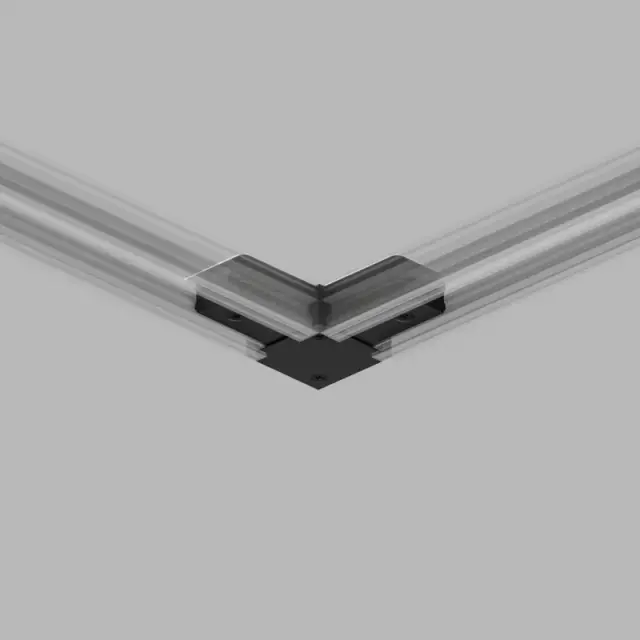 Соединитель для однофазного шинопровода Denkirs TR1102-BK DK TRACK BLACK (SOLID BASE) | DK ТРЕК ЧЕРНЫЙ (СОЛИД БЕЙС), ракурс 2