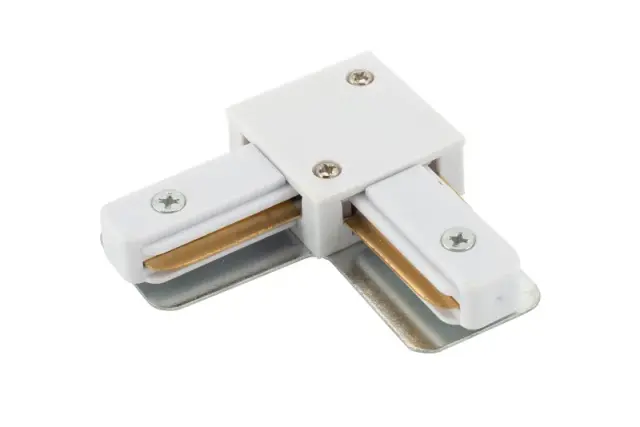 Соединитель для однофазного шинопровода Denkirs TR1102-WH DK TRACK WHITE (SOLID BASE) | DK ТРЕК БЕЛЫЙ (СОЛИД БЕЙС)