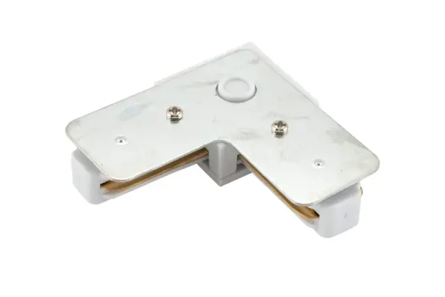 Соединитель для однофазного шинопровода Denkirs TR1102-WH DK TRACK WHITE (SOLID BASE) | DK ТРЕК БЕЛЫЙ (СОЛИД БЕЙС), ракурс 2