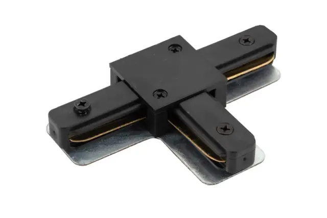 Соединитель для однофазного шинопровода Denkirs TR1103-BK DK TRACK BLACK (SOLID BASE) | DK ТРЕК ЧЕРНЫЙ (СОЛИД БЕЙС)