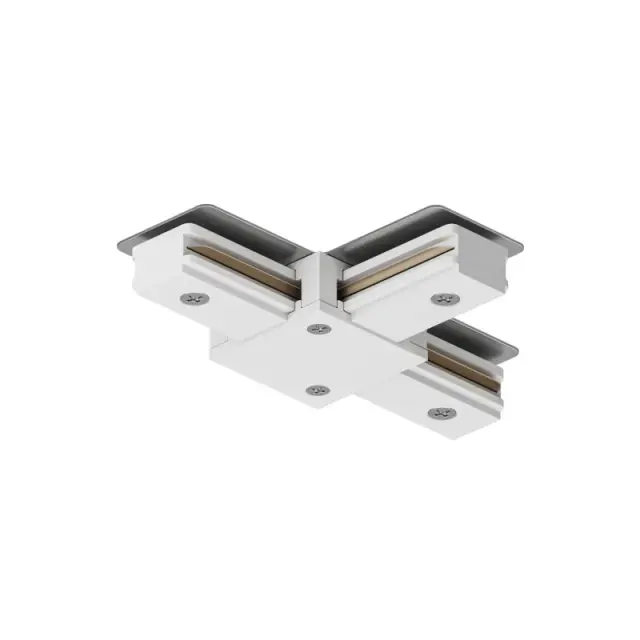Соединитель для однофазного шинопровода Denkirs TR1103-WH DK TRACK WHITE (SOLID BASE) | DK ТРЕК БЕЛЫЙ (СОЛИД БЕЙС), ракурс 3