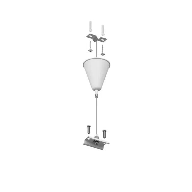 Подвесной комплект Denkirs TR1105-WH DK TRACK WHITE (SOLID BASE) | DK ТРЕК БЕЛЫЙ (СОЛИД БЕЙС), ракурс 3