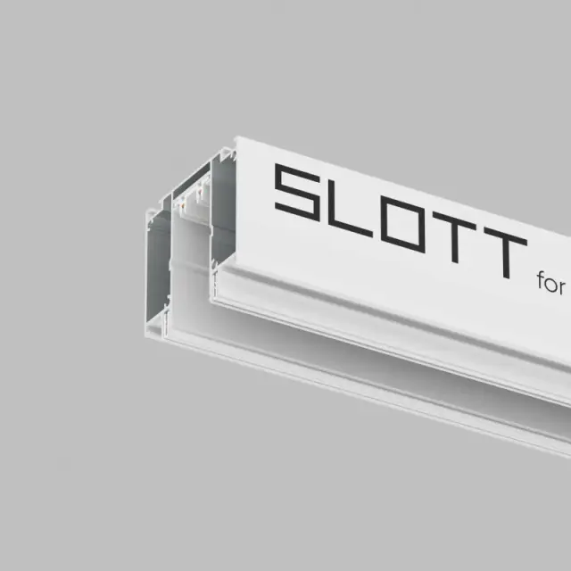 Однофазный шинопровод Denkirs TR2014-WH SMART SLOTT | СМАРТ СЛОТТ — белый