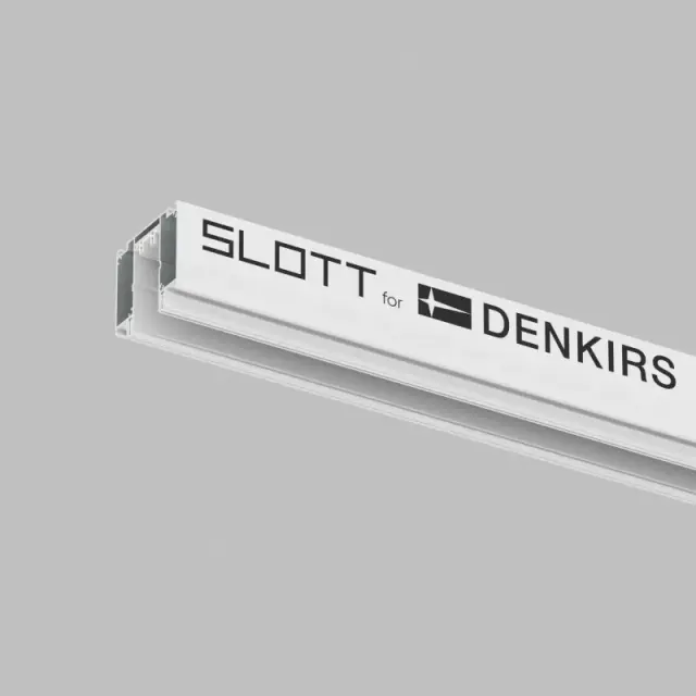 Однофазный шинопровод Denkirs TR2014-WH SMART SLOTT | СМАРТ СЛОТТ — белый, ракурс 4