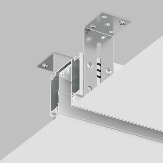 Однофазный шинопровод Denkirs TR2014-WH SMART SLOTT | СМАРТ СЛОТТ — белый, ракурс 5