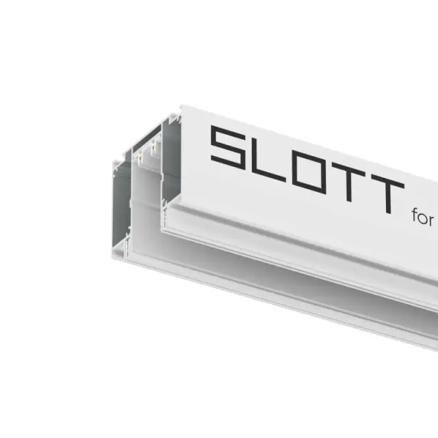 Однофазный шинопровод Denkirs TR2014-WH SMART SLOTT | СМАРТ СЛОТТ — белый, ракурс 7
