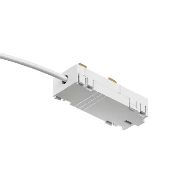 Подвод питания для однофазного шинопровода Denkirs TR2100-WH SMART BASE | СМАРТ БЭЙС — белый, ракурс 2