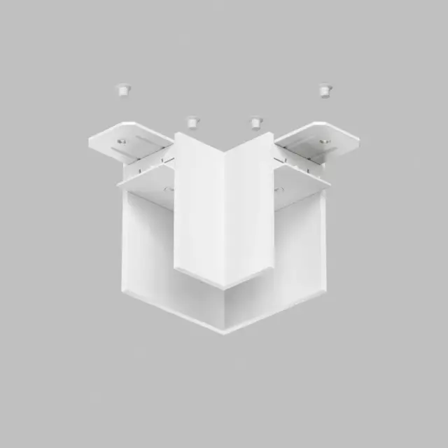 Соединитель для однофазного шинопровода Denkirs TR2102-WH SMART BASE | СМАРТ БЭЙС — белый