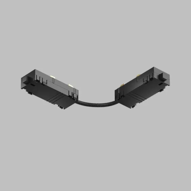 Соединитель для однофазного шинопровода Denkirs TR2103-BK SMART BASE | СМАРТ БЭЙС — черный