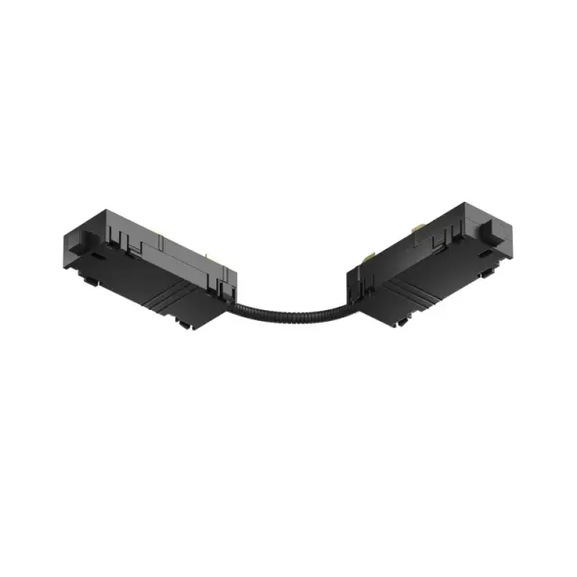 Соединитель для однофазного шинопровода Denkirs TR2103-BK SMART BASE | СМАРТ БЭЙС — черный, ракурс 2