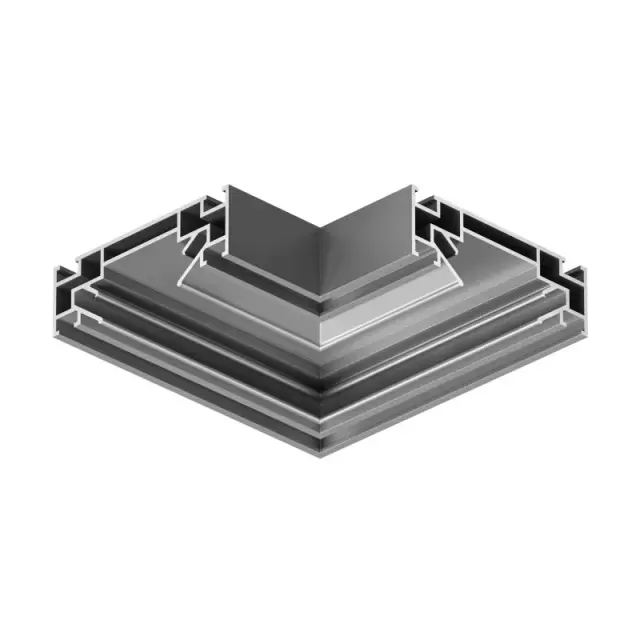Угол профиля Denkirs TR3031-AL SOLID PROFI | СОЛИД ПРОФИ — алюминий, ракурс 2