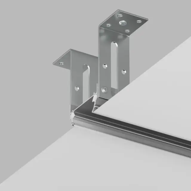 Профиль для шинопроводов Denkirs TR3050-AL SOLID LIGHT | СОЛИД ЛАЙТ — алюминий, ракурс 2
