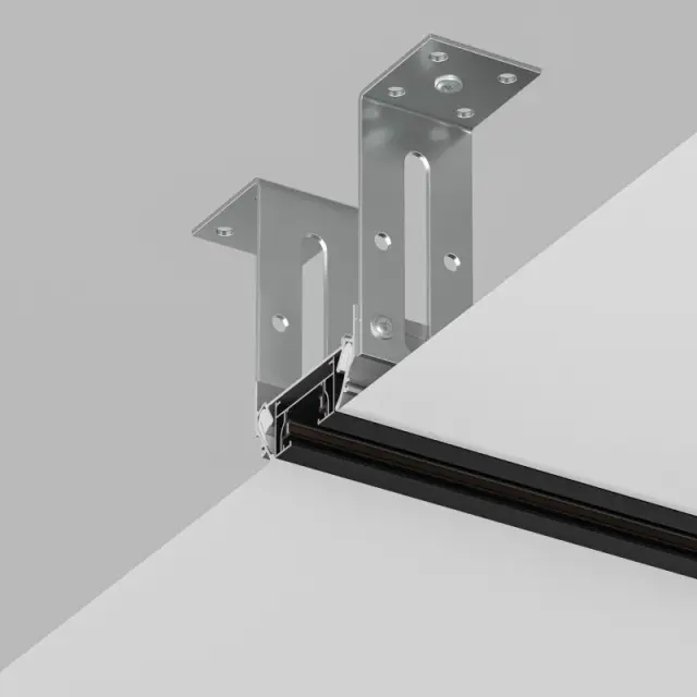 Профиль для шинопроводов Denkirs TR3050-AL SOLID LIGHT | СОЛИД ЛАЙТ — алюминий, ракурс 3