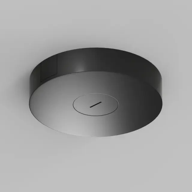 Накладное основание с вводом питания Denkirs TR5511-BK BELTY BASE | БЕЛТИ БЕЙС — черный
